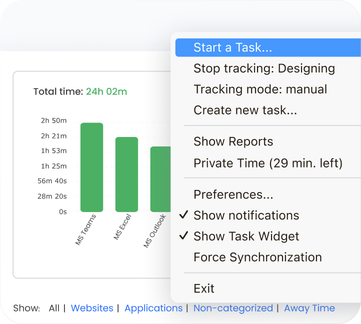 Mobile App TimeCamp – Time Tracker & Time Tracking Anywhere