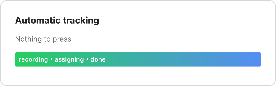 automatic tracking