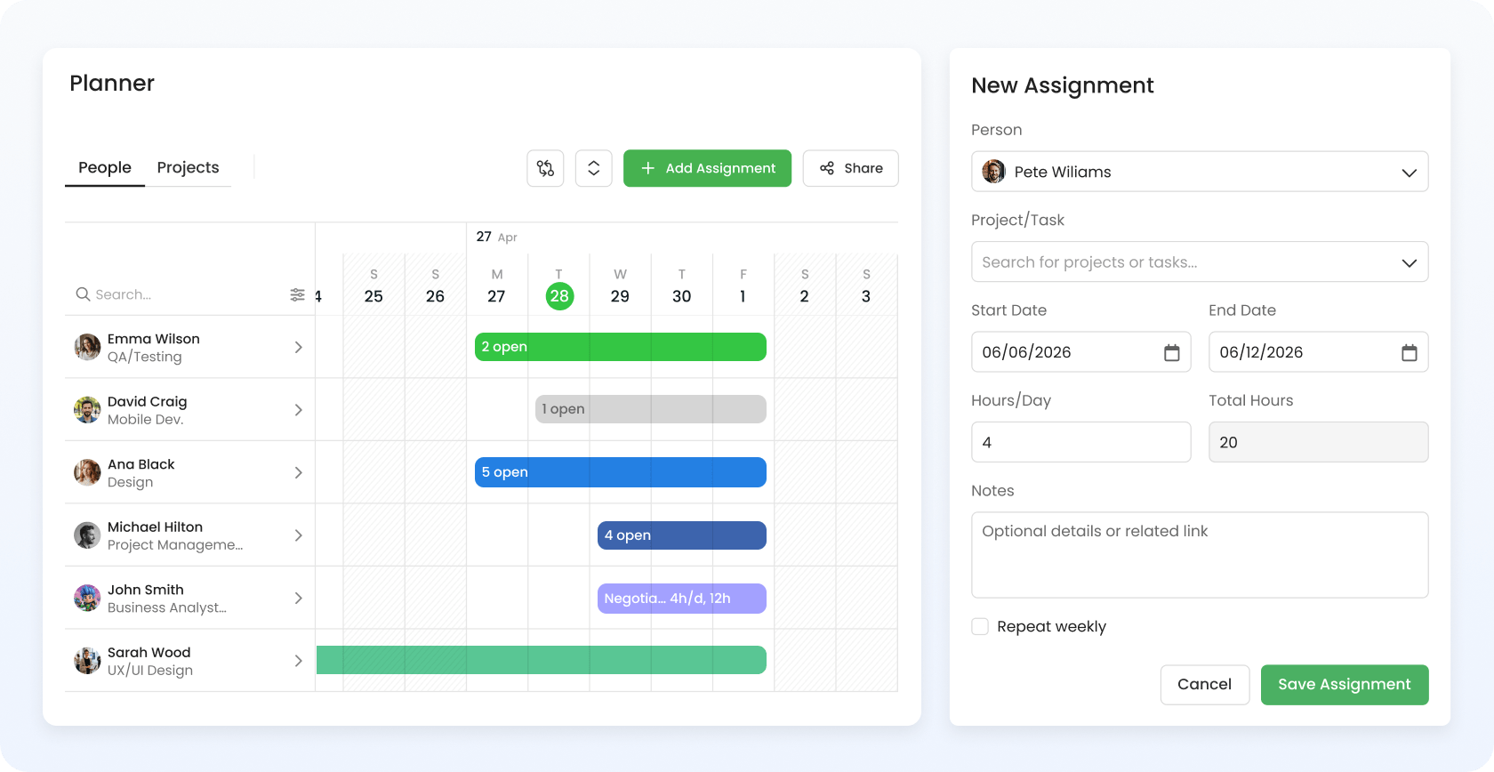 Resource Planning top image